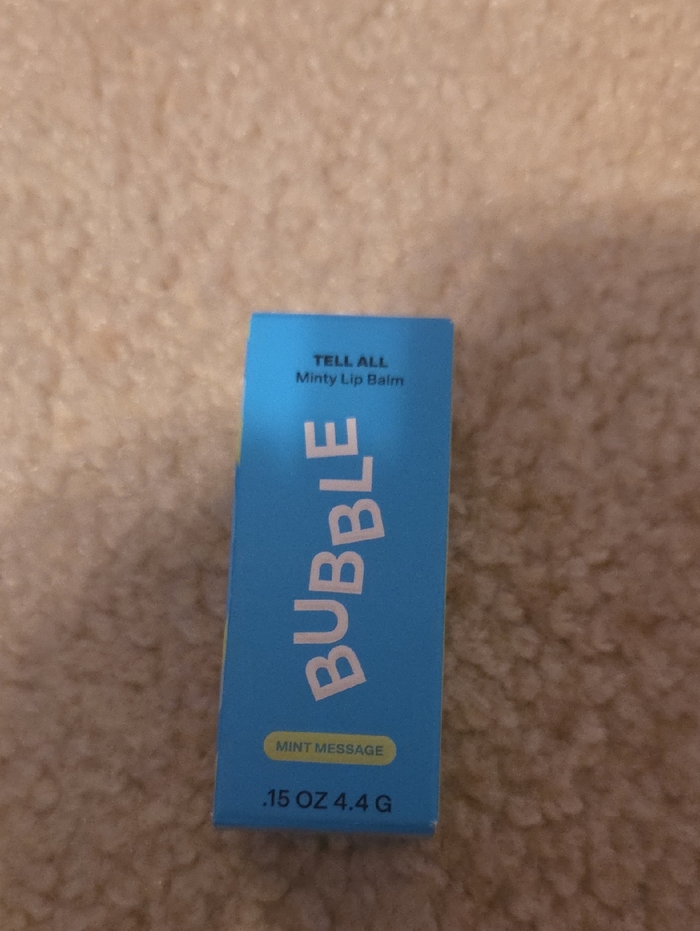 BUBBLE Minty Lip Balm — Blue Mint